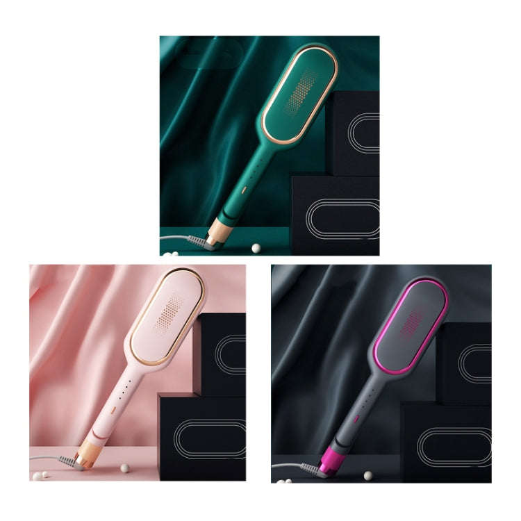 D32 Egg Roll Head Curling Wand Water Ripple Splint Negative Ion Curling Iron,CN Plug(Green)