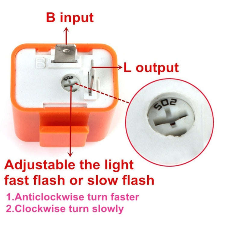 Motorcycle LED Turn Signal Relay(Elegant Black)