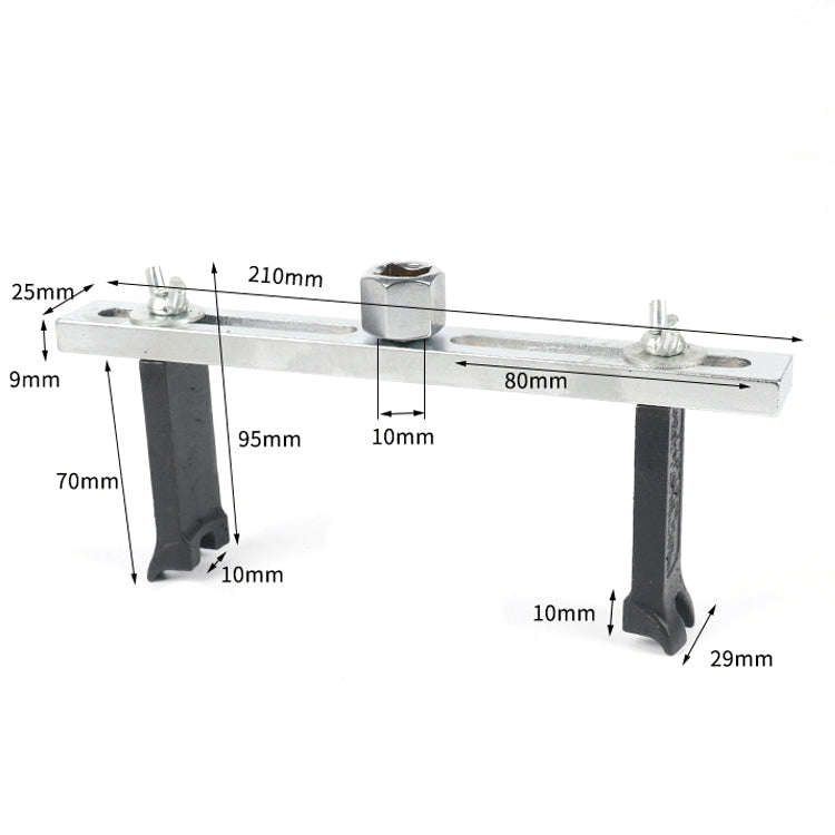 Adjustable Universal Fuel Tank Cap Removal Tool, Style: Corner Type