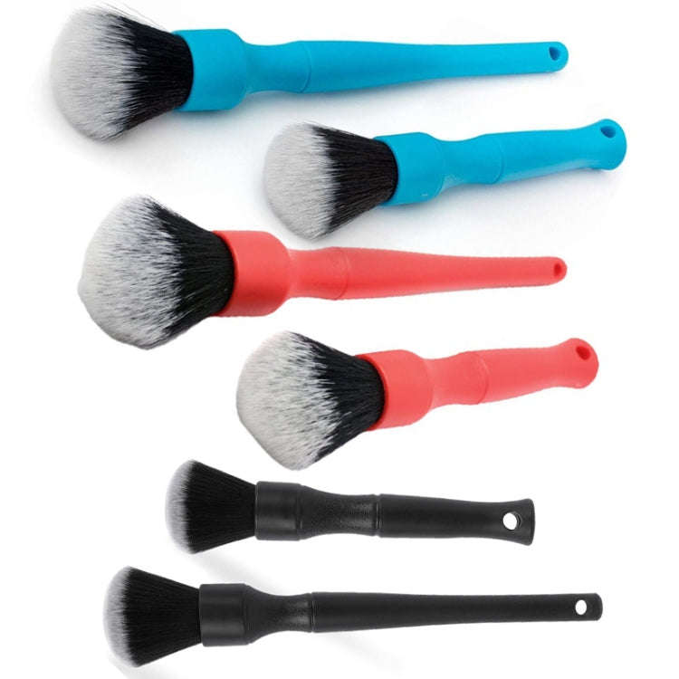 Car Air Conditioner Outlet Brush Interior Cleaning Soft Brush, Specification: Small+Large(Blue)