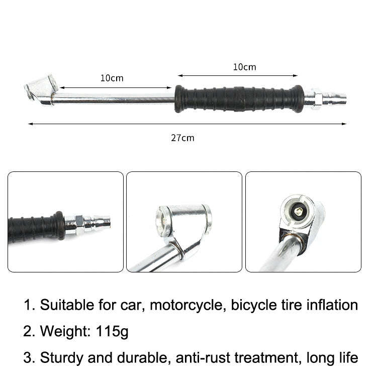Car Tire Double-Ended Air Nozzle, Specification: Globe