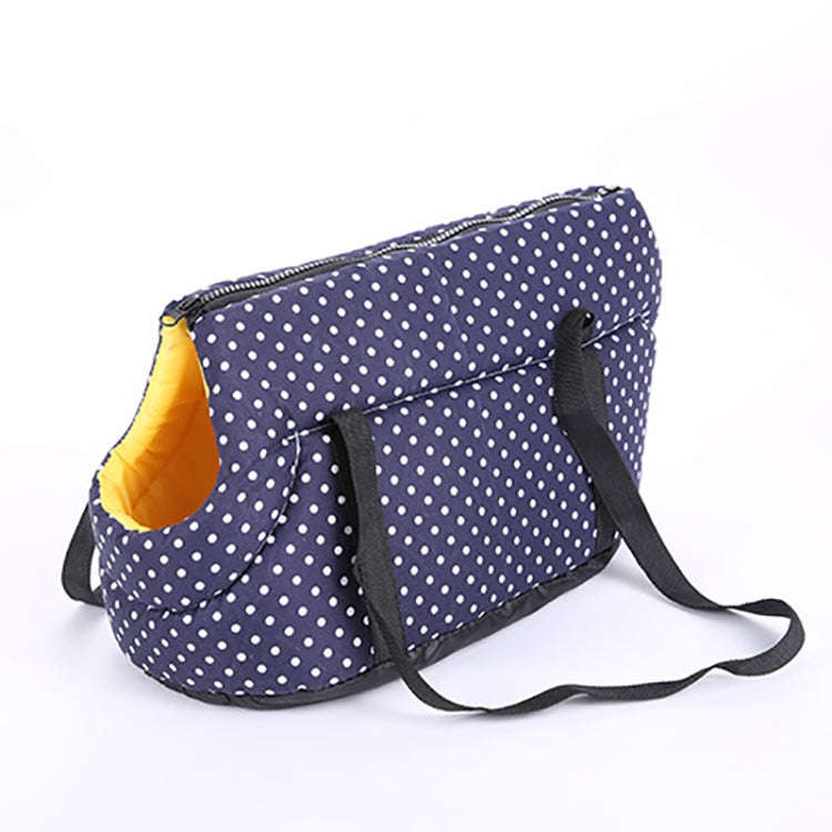 Soft Pet Backpack Dog Cat Shoulder Carrying Outdoor Pet Dog Carrier Bag, Size:S(Blue)