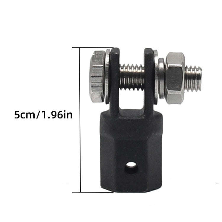 TO-OL009 Car Scissors Jack Adapter(Black)