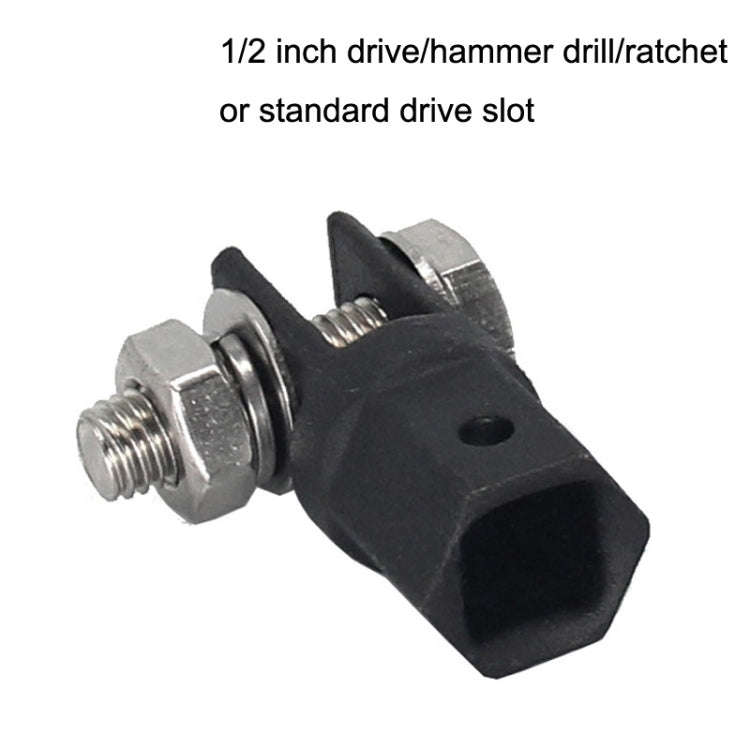 TO-OL009 Car Scissors Jack Adapter(Black)