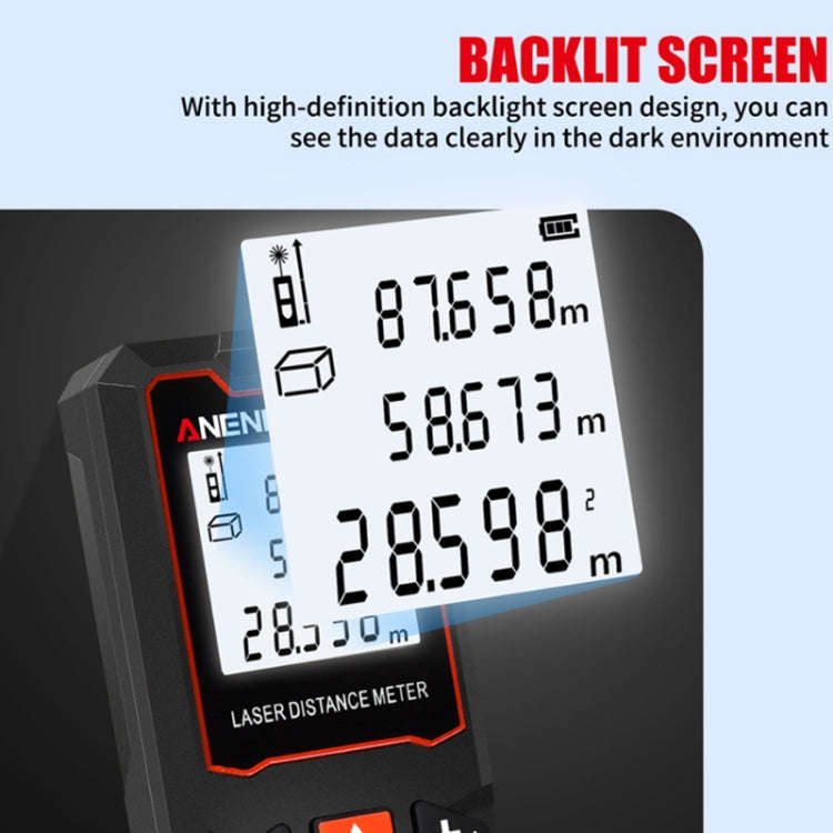 ANENG Handheld Infrared Rangefinder, Model: 80m Precision Version