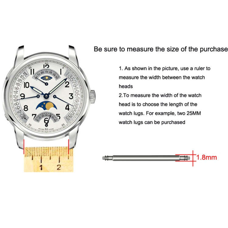 270 PCS / Set 8-25mm Strap Connecting Shaft Stainless Steel Watch Spring Bar