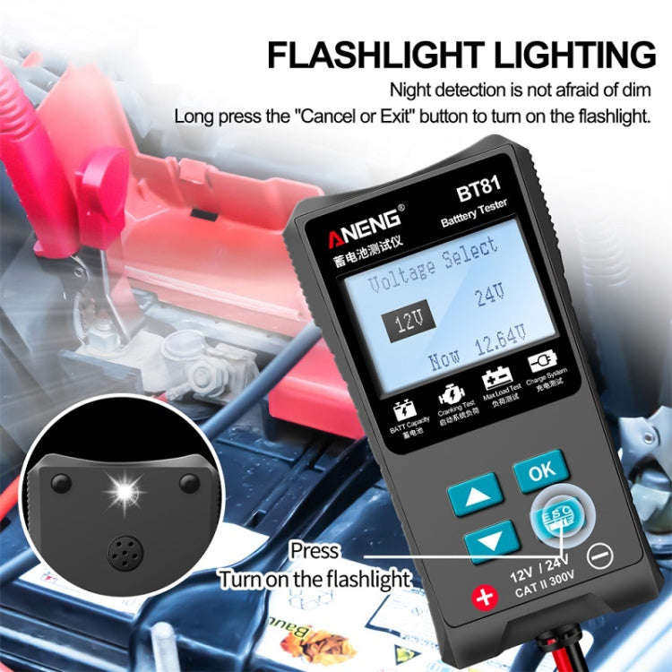 ANENG BT81 12V/24V Battery Internal Resistance Capacity Detector