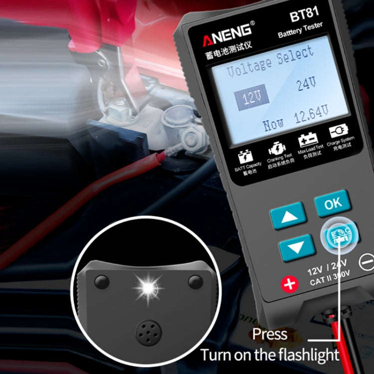 ANENG BT81 12V/24V Battery Internal Resistance Capacity Detector