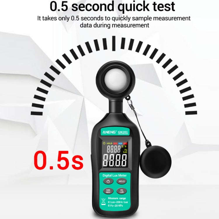 ANENG GN-201 High Precision Handheld Light Meter