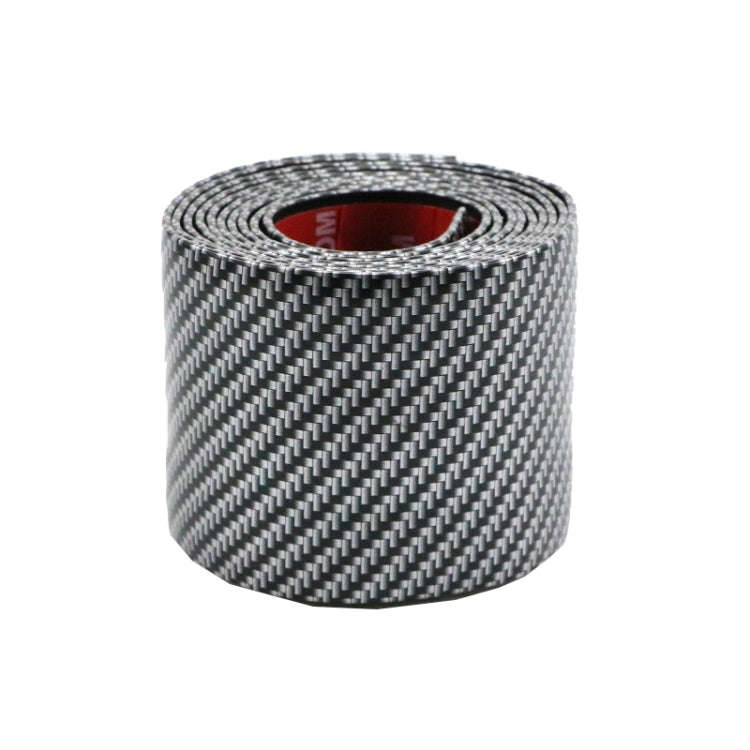 1m Car Bumper Anti-Collision Strip, Color: Carbon Fiber Black 7cm