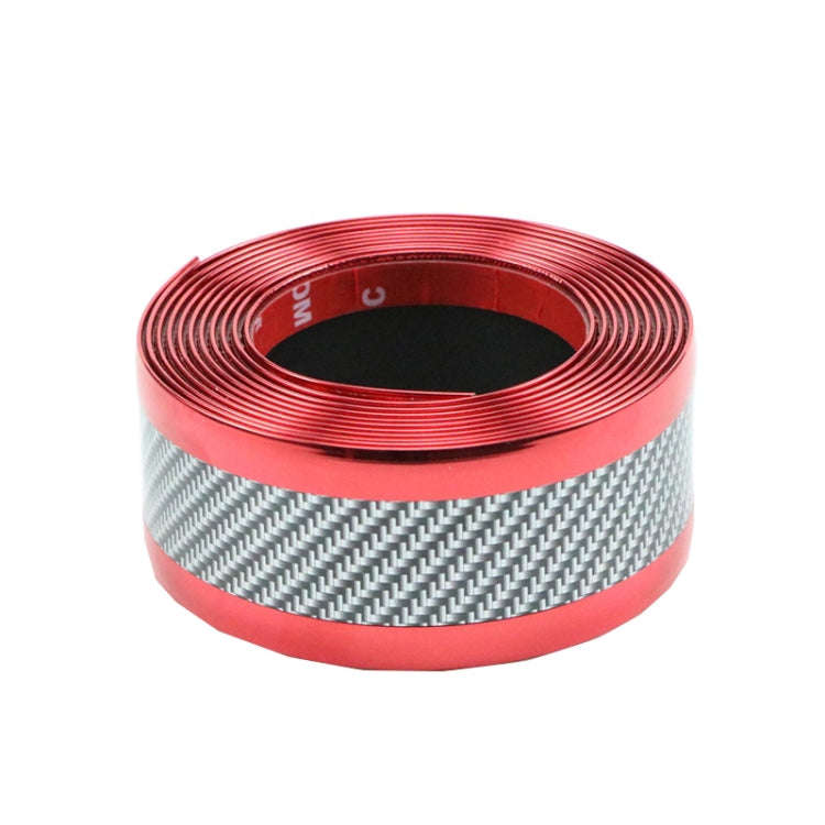1m Car Bumper Anti-Collision Strip, Color: Two-color Red 5cm