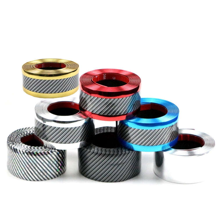 1m Car Bumper Anti-Collision Strip, Color: Silver Plating 3cm