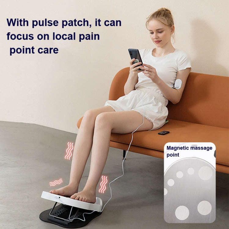 KL-808 EMS Foot Massager Massage Foot Mat Fitness Tilt Pedal,EU Plug With Remote Control