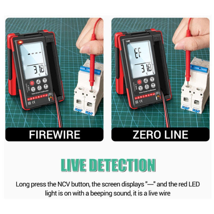 ANENG Automatic Intelligent High Precision Digital Multimeter, Specification: Q60s Voice Control(...