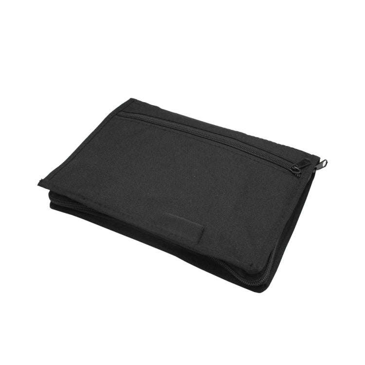 B-L008 Car Oxford Cloth Multi-Pocket Portable File Storage Bag(Black)