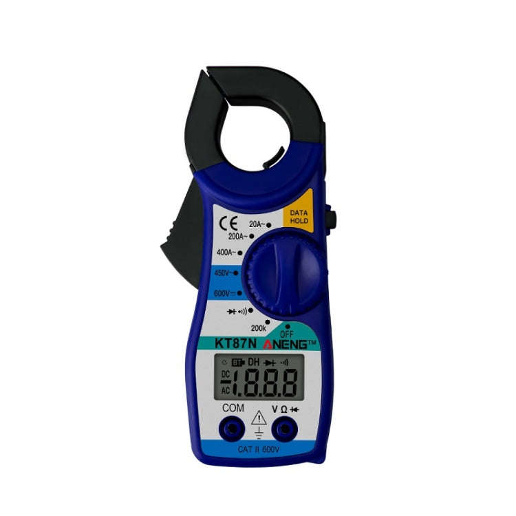 ANENG KT-87N Clamp Voltage And Current Measuring Multimeter(Blue)