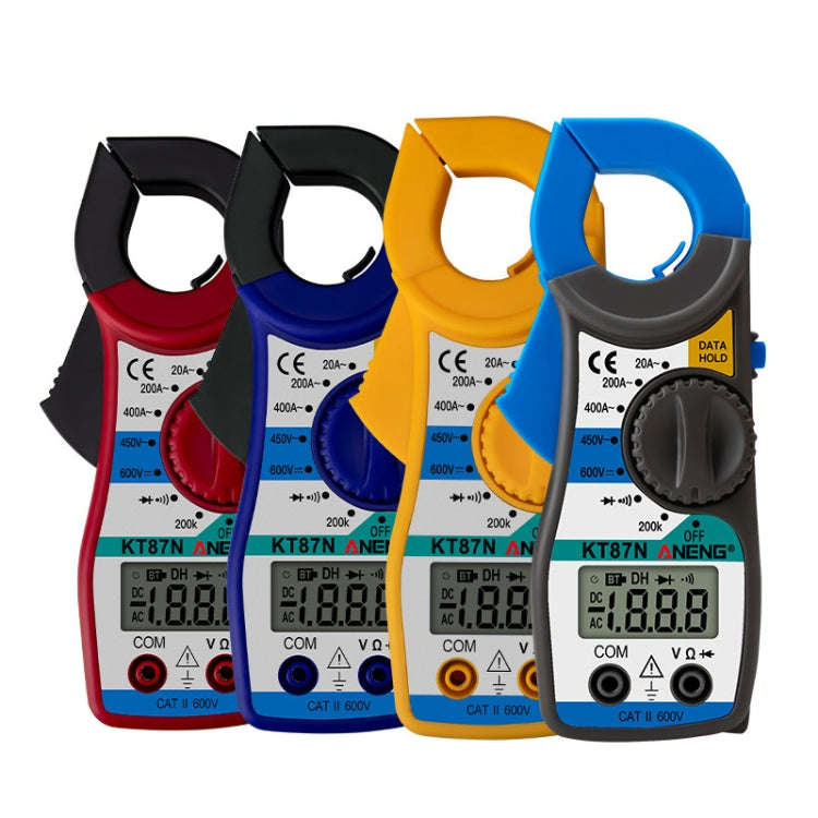 ANENG KT-87N Clamp Voltage And Current Measuring Multimeter(Yellow)