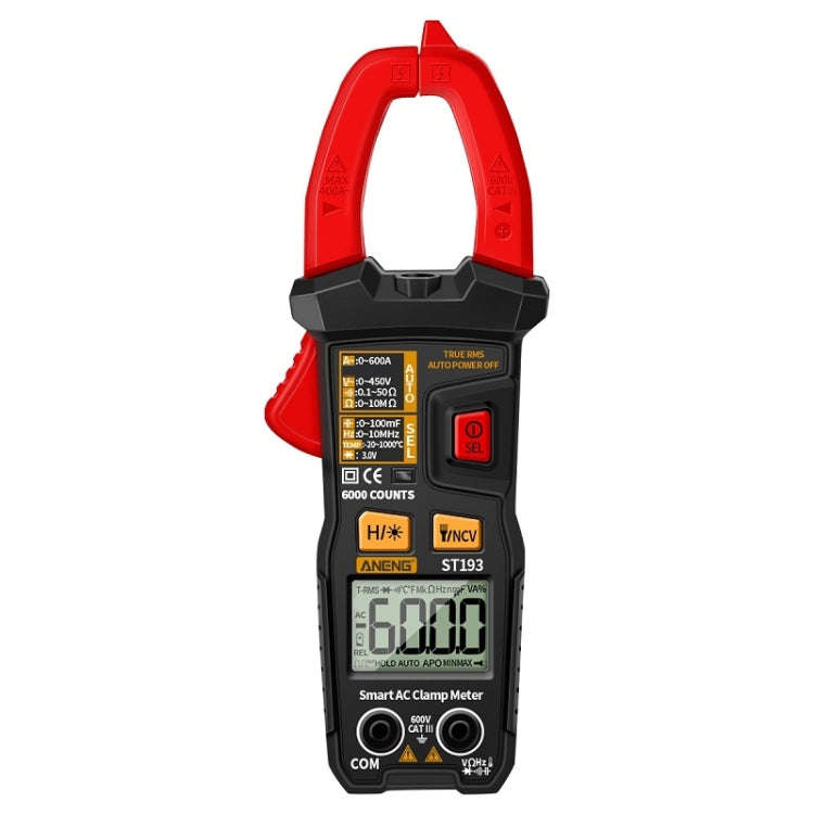 ANENG ST193 Intelligent Automatic Multifunctional AC Clamp Digital Meter