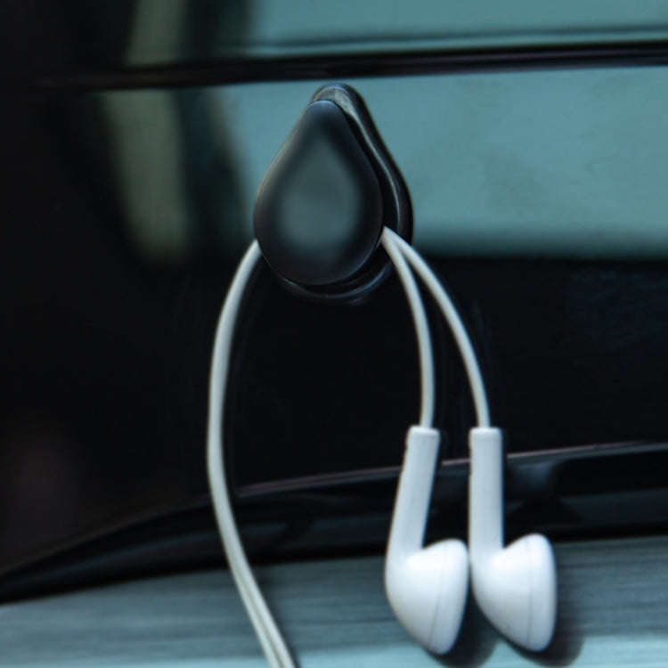 20 PCS F4001 Car Paste Multi-Function Small Hook(Black)