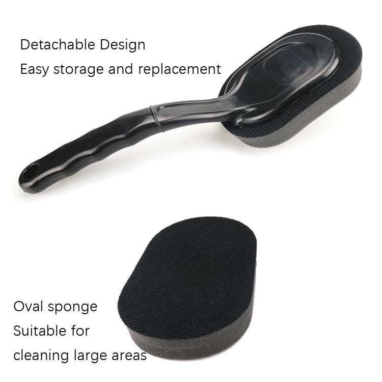 3 Sets LT001 Long Shank Sponge Brush(Handle+Sponge)