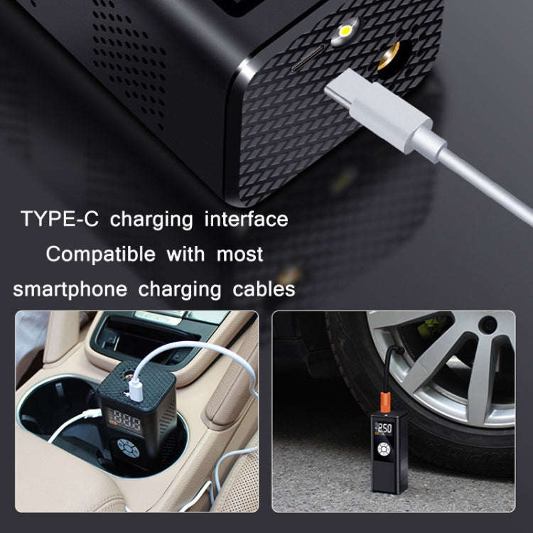 Car Portable Digital Display Electric Air Pump, Specification: L2775 Wired Version