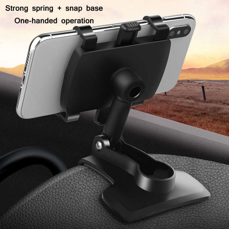 BY-965 Car Dashboard 360 Degree Rotation Navigation Phone Holder(Automatic Lock)