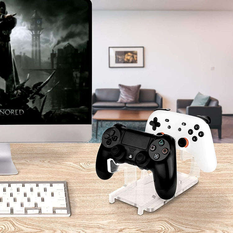 Transparent Acrylic Game Console Handle Stand Display Stand For Xbox Elite / PS4 / PS5 / Xbox / N...