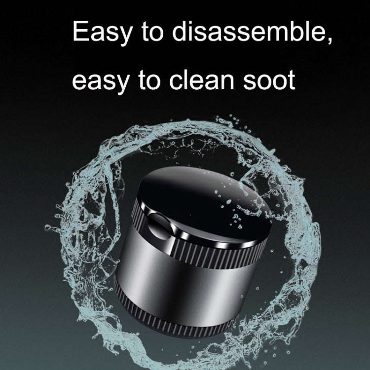 Car Ashtray With LED Ambient Light(Black)
