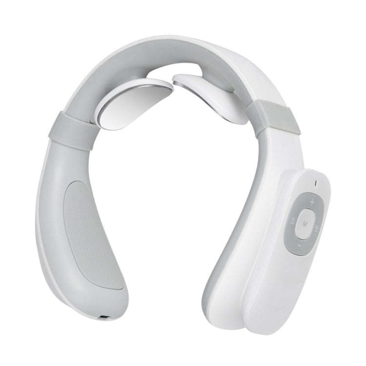 Smart Charging Neck Pulse Cervical Massager, Specification: English(White)