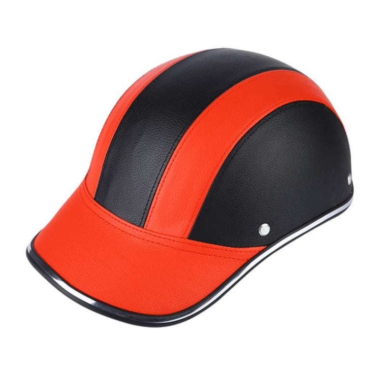 BSDDP A0322 Summer Half Helmet Lightweight Safety Helmet(Red)