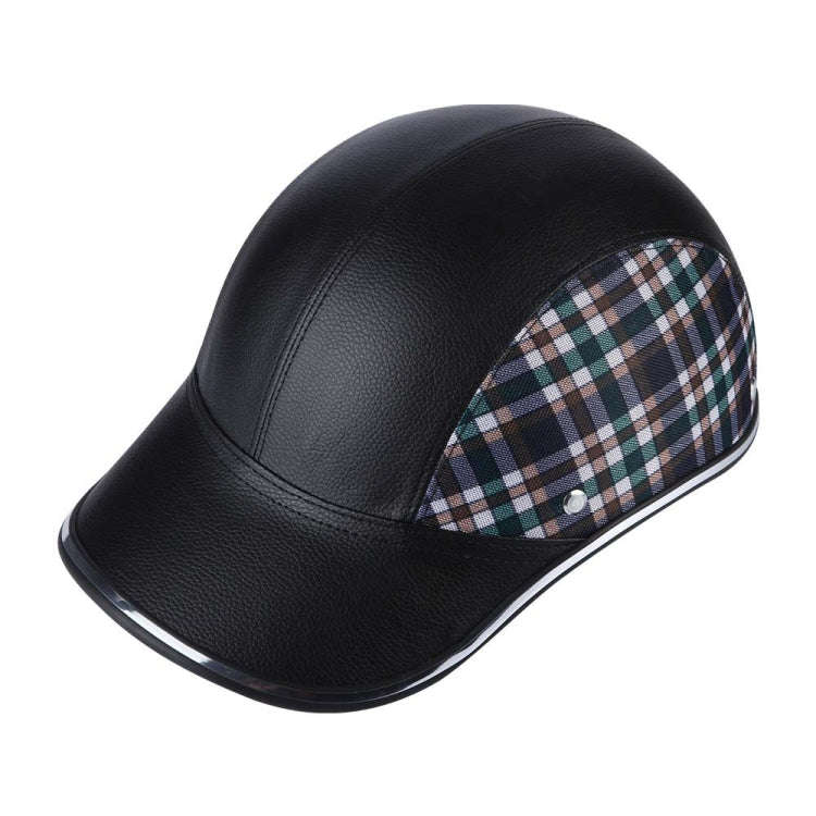 BSDDP A0322 Summer Half Helmet Lightweight Safety Helmet(Black Lattice)