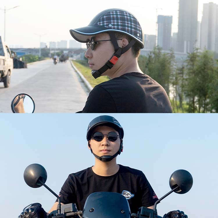 BSDDP A0322 Summer Half Helmet Lightweight Safety Helmet(Black)