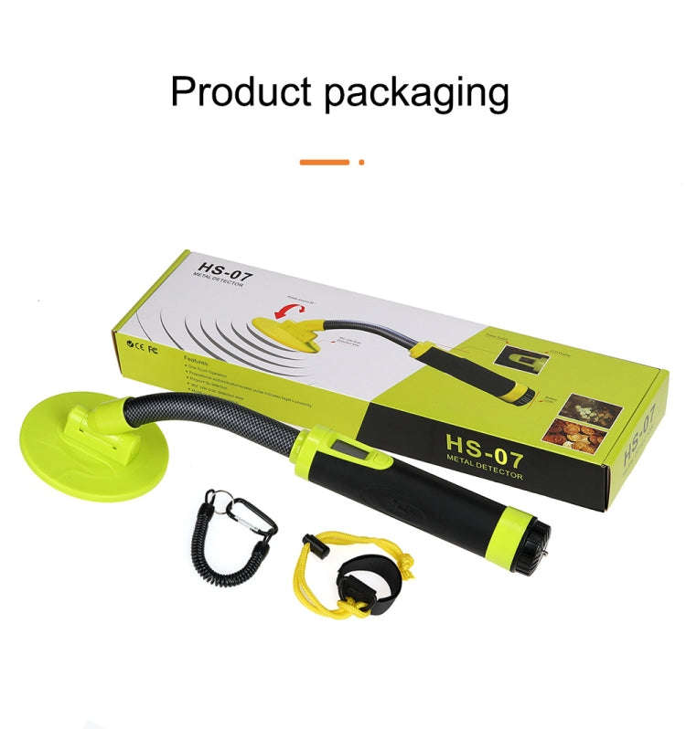 HS-07 Handheld Treasure Hunt Metal Detector Positioning Rod(Orange)