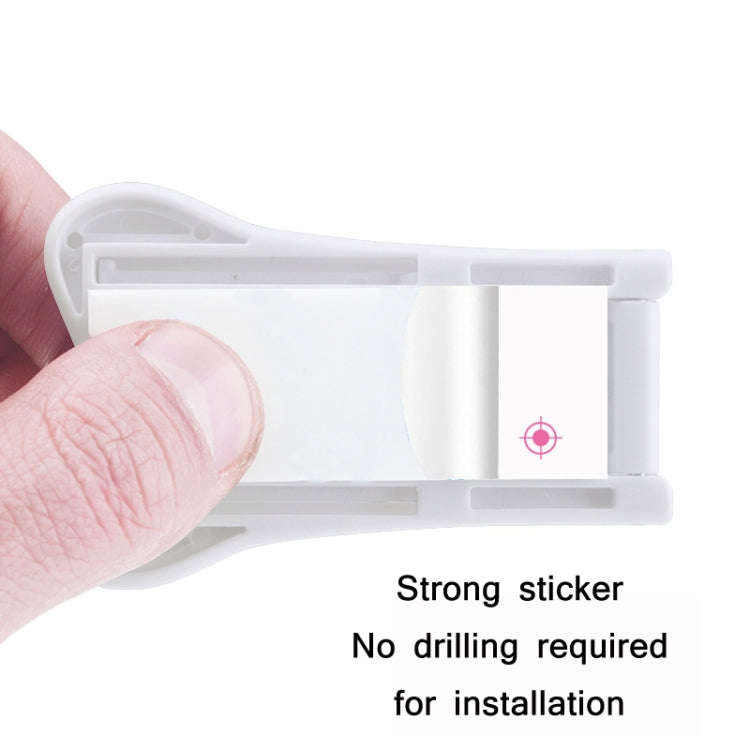 Children Sliding Rail Door And Window Safety Lock(White)