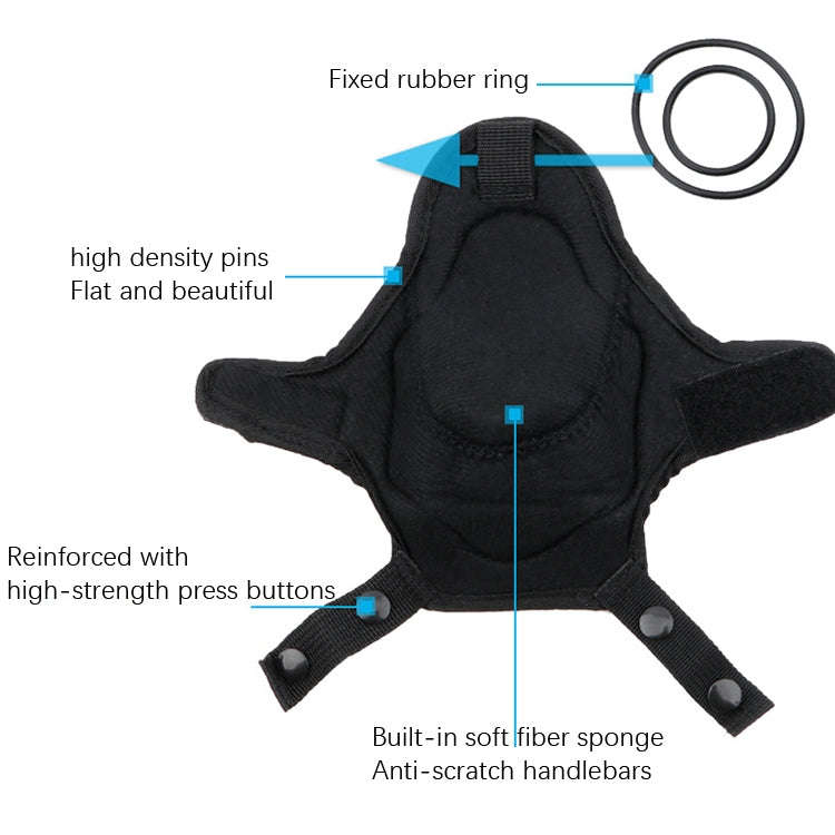 Meroca Children Balance Bike Handle Protective Cover(Black Blue)