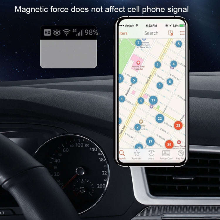 TOPFREE Astronaut Car Bracket Magnetic Adhesive Paste Navigation Car Phone Bracket(White)