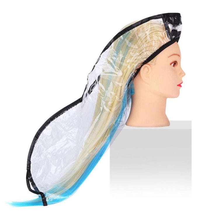 Household Hair Salon Hooded Oil-Dyed Shampoo Shawl(Black)