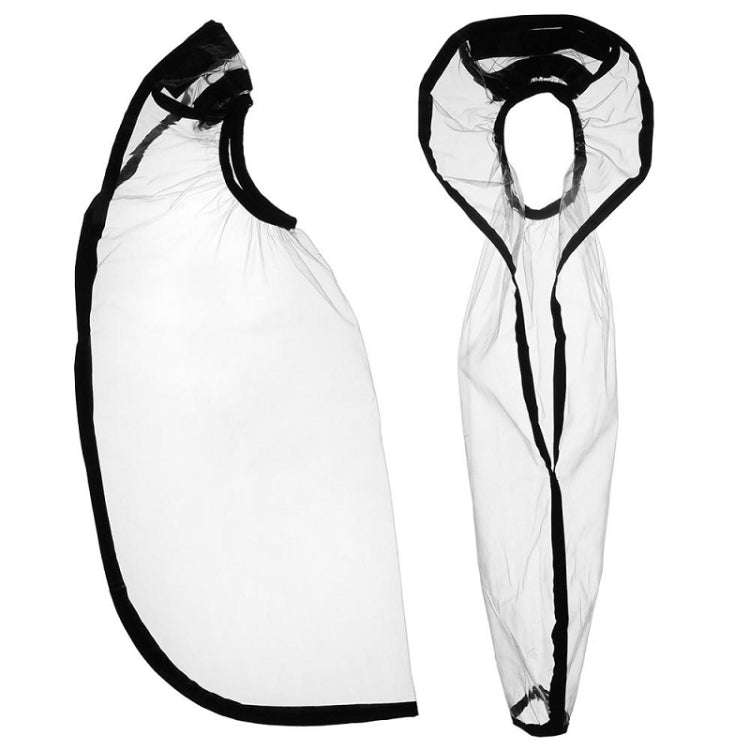 Household Hair Salon Hooded Oil-Dyed Shampoo Shawl(Black)