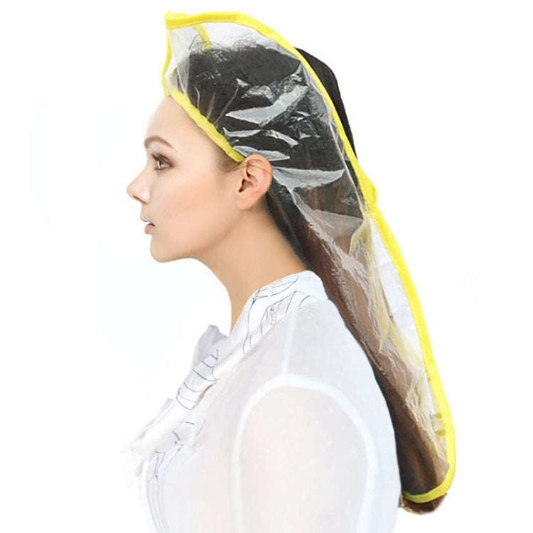 Household Hair Salon Hooded Oil-Dyed Shampoo Shawl(Black)