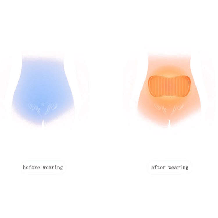 Electric Heating Uterus Warming Belt, Specification: English(White)