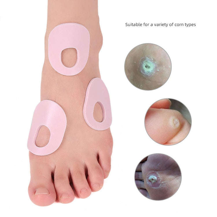 Latex Anti-Wear Callus Protection Sticker(Pink Elliptical)
