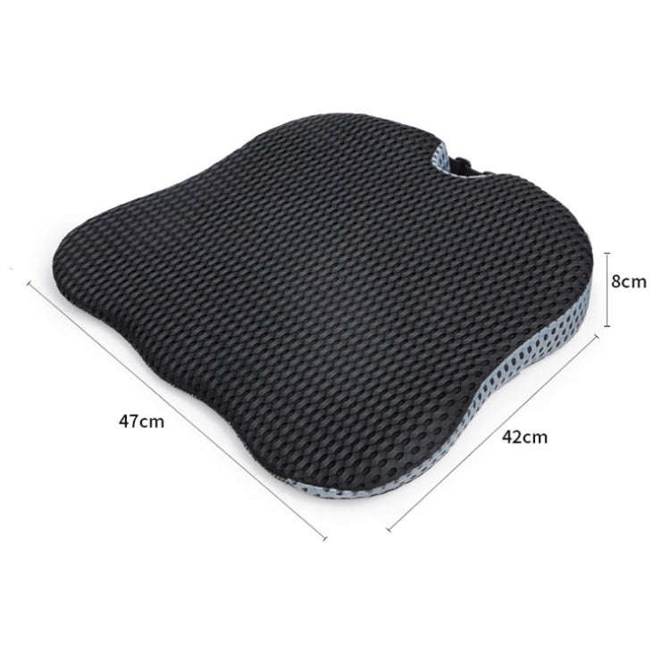 Thickened Breathable Memory Foam Car Seat Cushion(QFC047 Black)