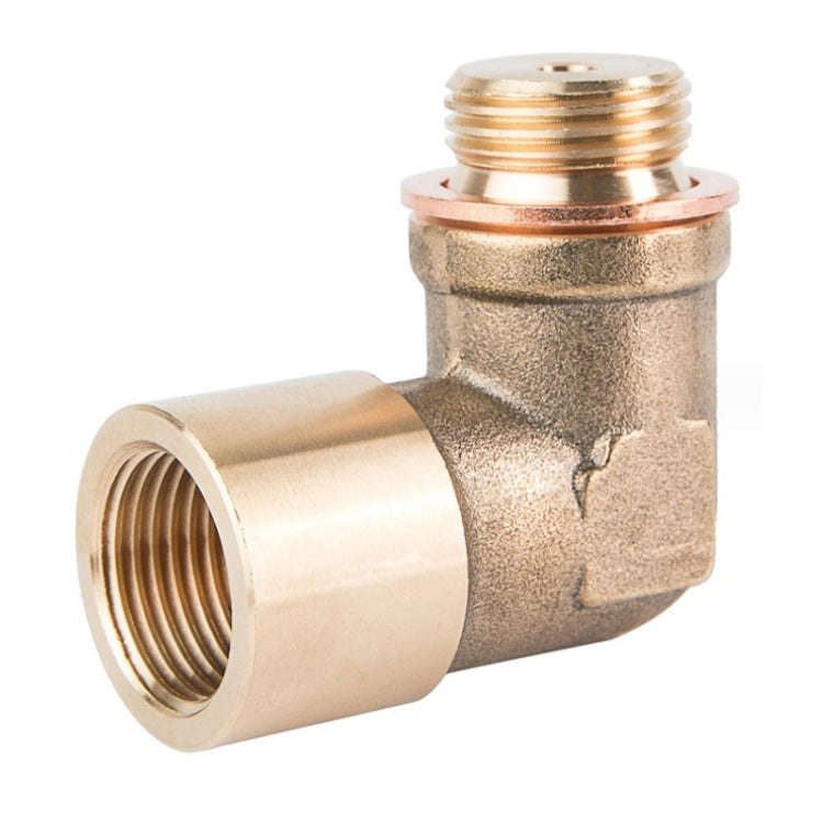 M18x1.5 Automotive 90 Degree Oxygen Sensor Brass Elbow Fitting