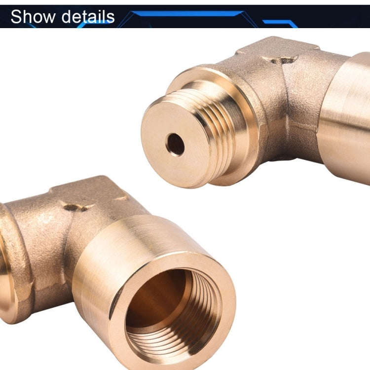 M18x1.5 Automotive 90 Degree Oxygen Sensor Brass Elbow Fitting