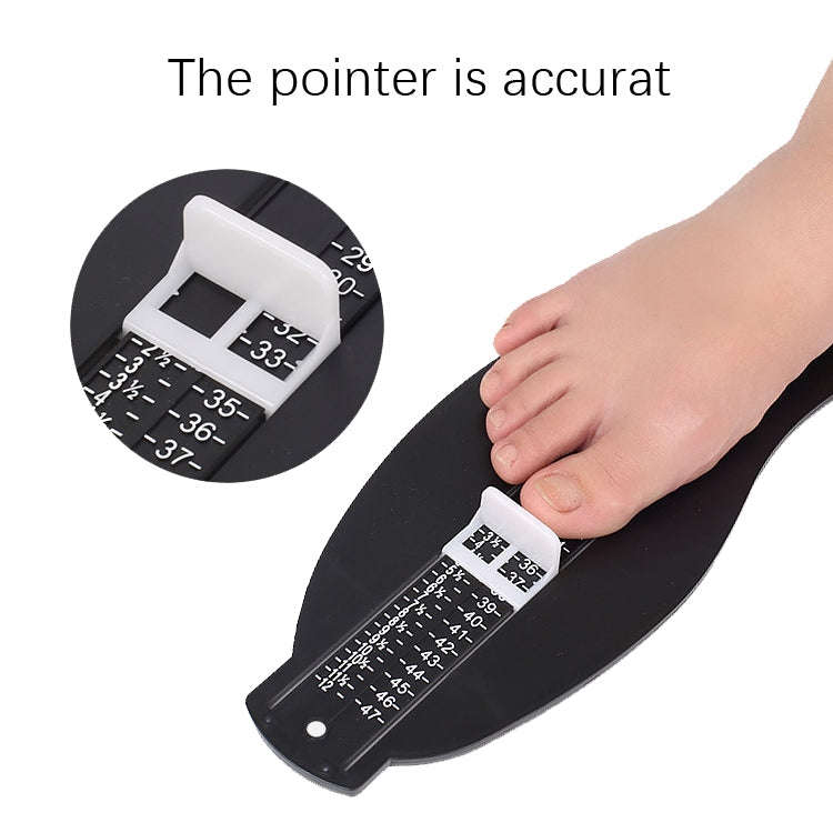 Adult Foot Gauge Universal Measuring Instrument(Black)