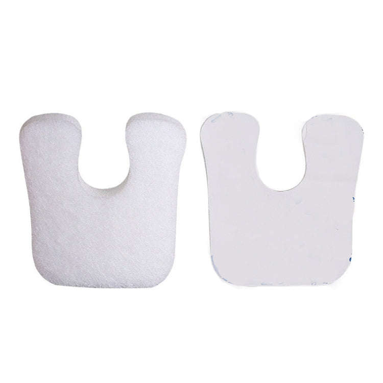 U-Type Sheep Felt Hairy Function Stickers(White)