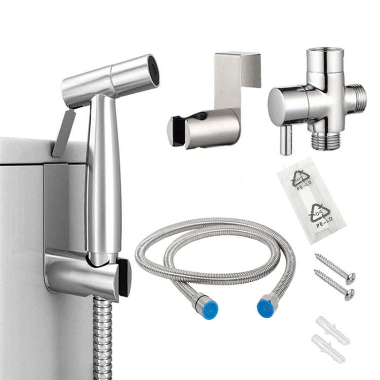 304 Stainless Steel Washer Nozzle Female Washer Set, Style: Female Washer + Hose
