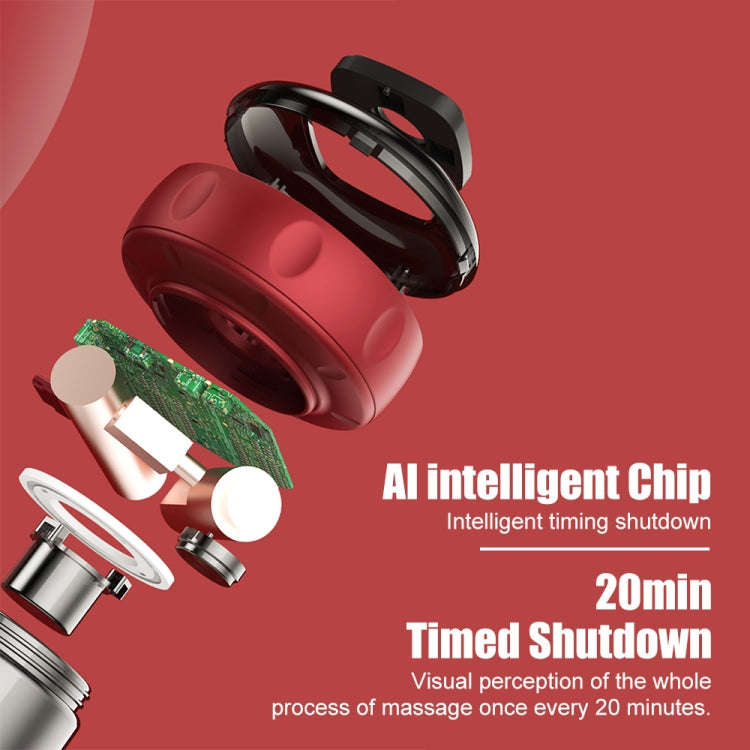12-speed Charging Electric Cupping Massage Device(Red Wine)