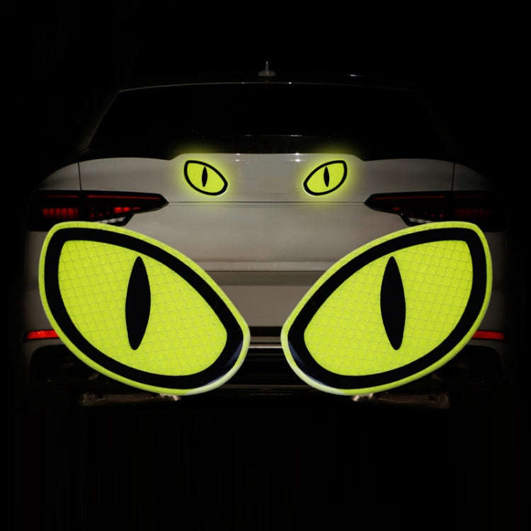 Car Safety Warning Reflective Stickers(Fluorescent Yellow)