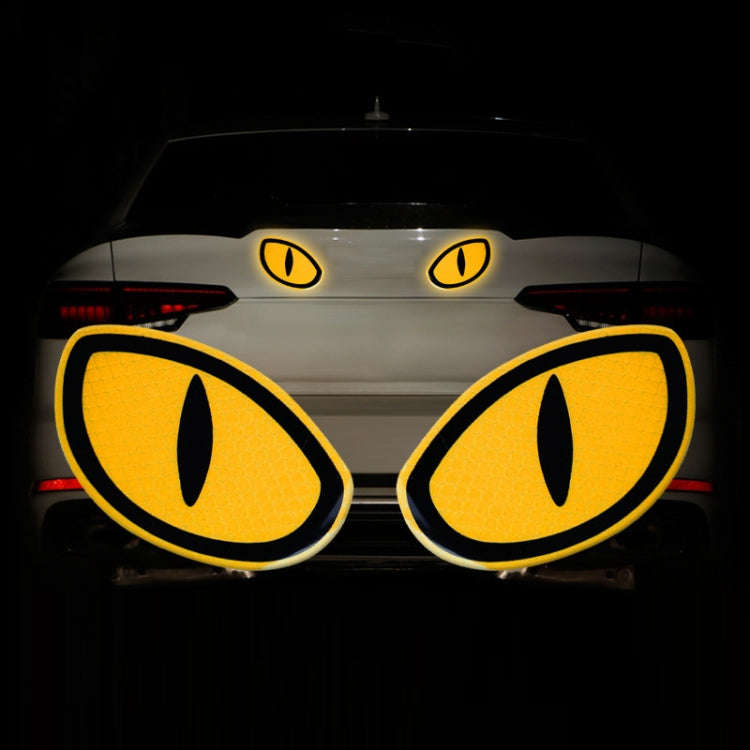 Car Safety Warning Reflective Stickers(Diamond Yellow)